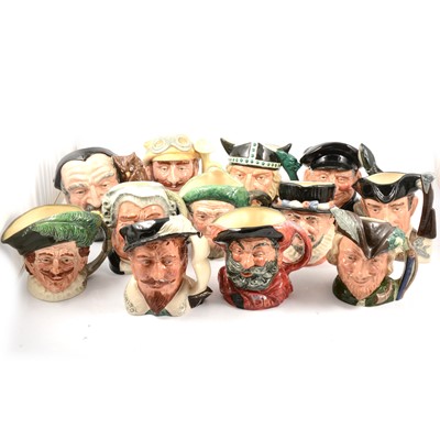 Lot 24 - Twelve Royal Doulton character jugs