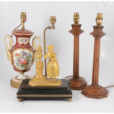 Lot 53 - Four table lamps