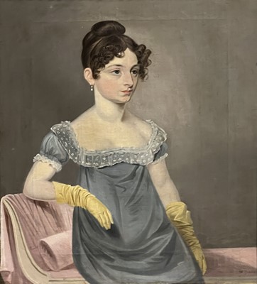 Lot 178 - R Gibbs, Portrait of Elenor Gunson