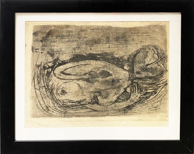 Lot 1075 - French/ Spanish, possibly Antoni Clave, reclining female nude