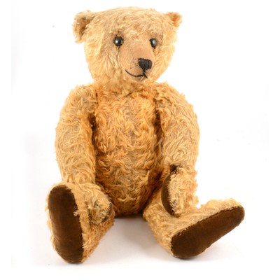 Lot 285 - Steiff Teddy bear, 'Grumbly' early 20th century golden long mohair fur.