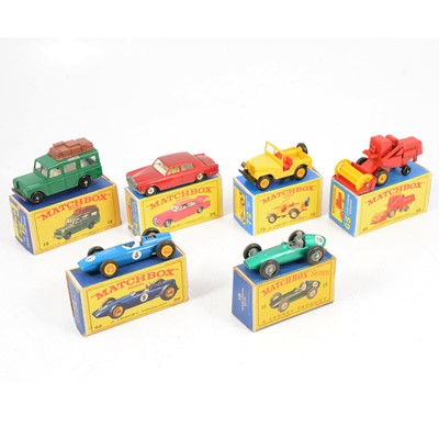 Lot 156 - Six boxed Lesney Matchbox Series models