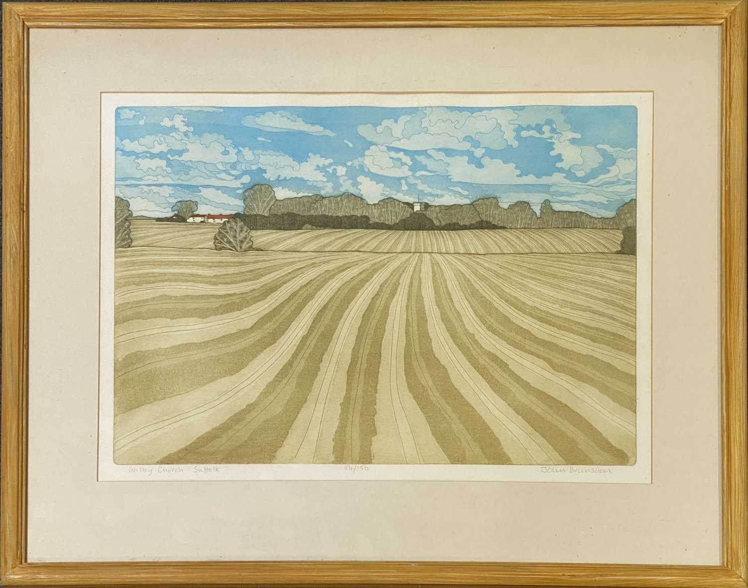 Lot 1087 - John Brunsdon, Wilby Church, Suffolk