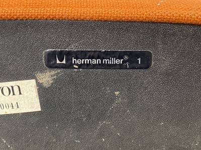 Lot 1080 - Charles and Ray Eames for Herman MIller, two armchairs, model ES104, 1970s