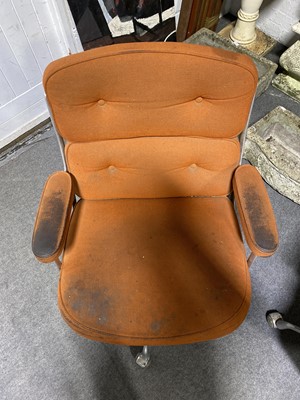 Lot 1080 - Charles and Ray Eames for Herman MIller, two armchairs, model ES104, 1970s