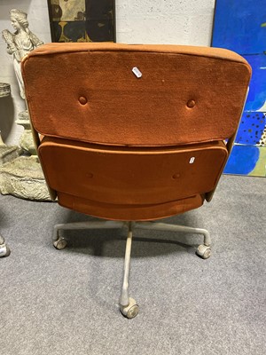 Lot 1080 - Charles and Ray Eames for Herman MIller, two armchairs, model ES104, 1970s