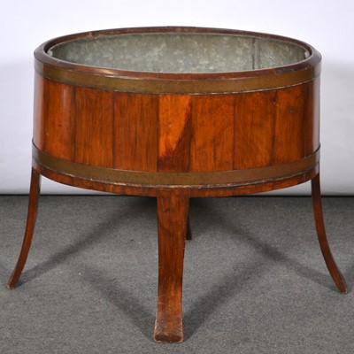 Lot 524 - Georgian style mahogany wine cooler