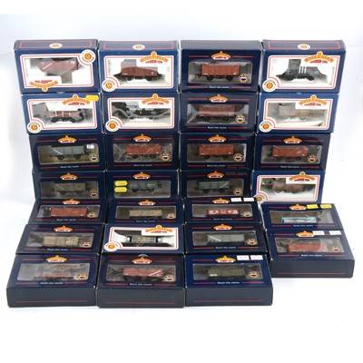 Lot 85 - Twenty-seven boxed Bachmann OO gauge model railway vans and wagons.