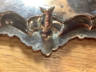Lot 40 - George III Scottish silver waiter, James Gilsand/Gilliland, Edinburgh 1766.