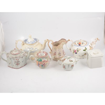 Lot 44 - An interesting collection of teapots