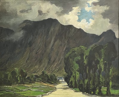 Lot 205 - Circle of Frans David Oerder, Mountain Range, Franschhoek, South Africa