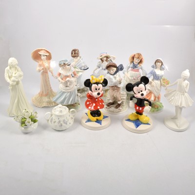 Lot 50 - Coalport, Worcester and Schmid Disney figures