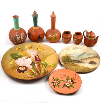Lot 111 - A collection of Devon terracotta ware