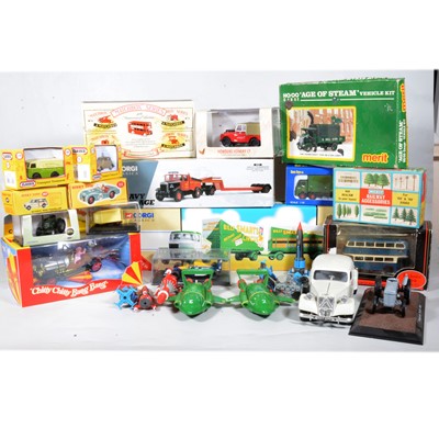 Lot 155 - One box of Modern die-cast models, including Corgi CC3502 Chitty-Chitty Bang-Bang