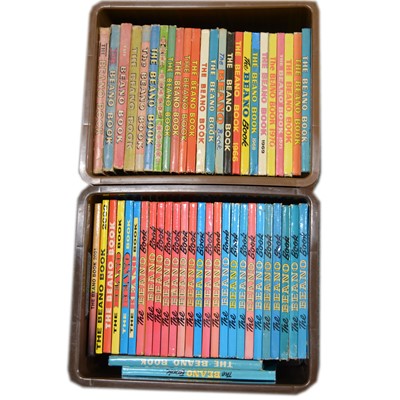 Lot 274 - The Beano Book, a run of annuals dating from 1951-2001 etc