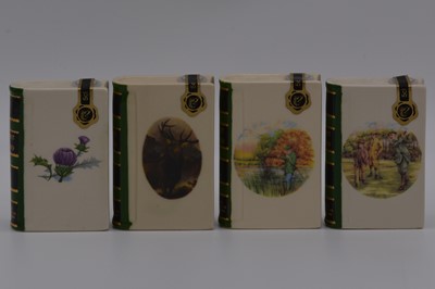 Lot 67 - Seven assorted Rutherford's ceramic book decanters, sporting and others