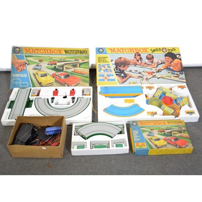 Lot 152 - Matchbox Switch-track set M-3 Motorway M-2, Minic Motor-way.