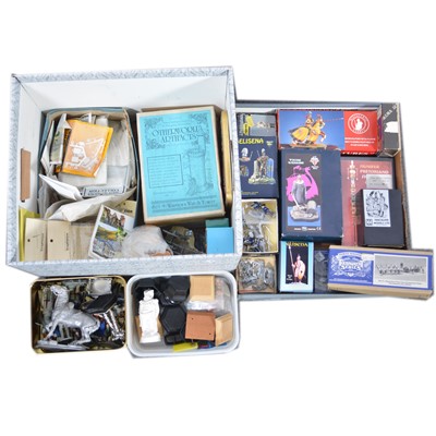 Lot 243 - A good quantity of war gaming and other military cast-metal figures