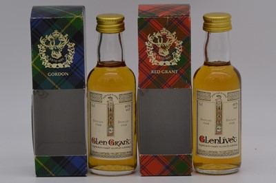 Lot 99 - Gordon & MacPhail, Book of Kells series, Glenlivet 1948 and Glen Grant 1948