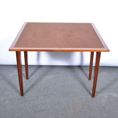 Lot 484 - Georgian style mahogany card table