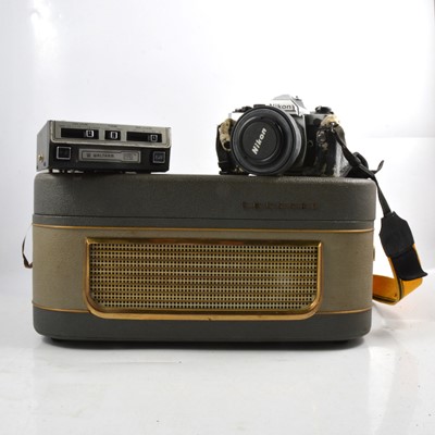 Lot 169 - Camera, video and other items; including Nikon FM2 35mm film camera