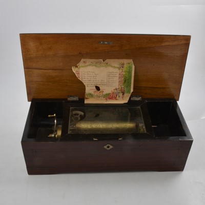 Lot 189 - Swiss musical box