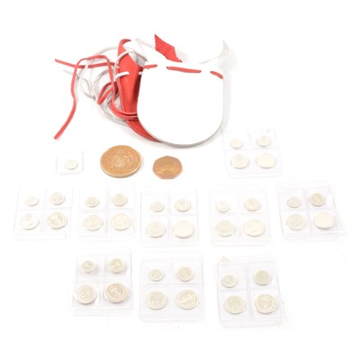 Lot 117 - A Full Set of 2017 Maundy Money, 91 coins, Five Pound and Fifty Pence Coin.