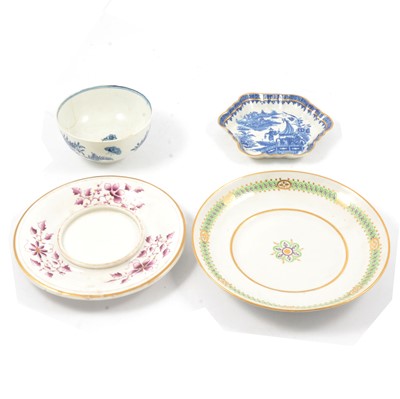Lot 7 - English porcelain, some 18th century
