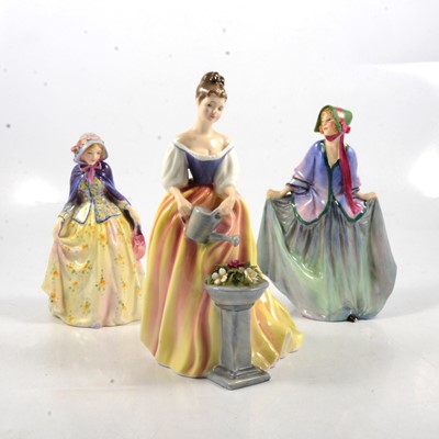 Lot 14 - Royal Doulton Sweet Anne HN1318, Jennifer HN1484, and Alexandra HN3286.