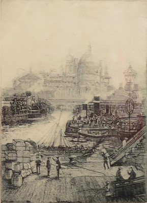 Lot 205 - After W Edwin Law, Glasgow Scenes, three signed prints.