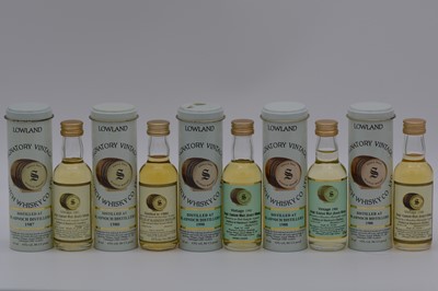 Lot 202 - Signatory Vintage - Bladnoch, single Lowland malt whisky, five bottlings