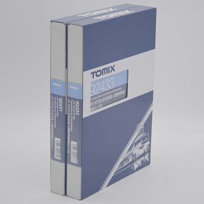 Lot 615 - Tomix Japan N gauge model railways, 92431 and 92433 N700-0 Tokaido/Sanyo Shinkansen