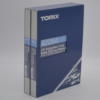 Lot 633 - Tomix Japan N gauge railways, 92284, 92285 J.R. Suburban train series E231 1000 (Tokaido Line)