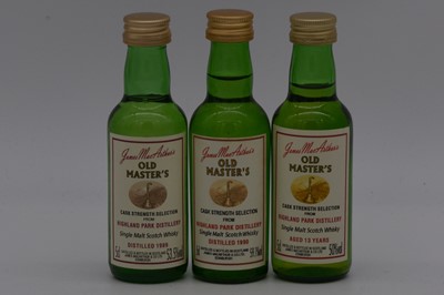 Lot 8 - James MacArthur's - Highland Park, single Islay malt whisky, three bottlings