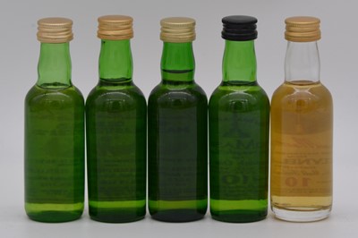 Lot 16 - James MacArthur's - Clynelish, single Highland malt whisky, five bottlings