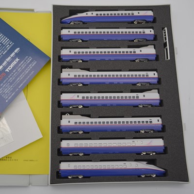 Lot 669 - Tomix Japan N gauge model railways, 92075 J.R. Bullet Train Series E2