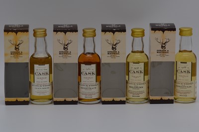 Lot 121 - Gordon & MacPhail Cask Strength - eight assorted Highland whisky miniatures