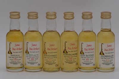Lot 20 - James MacArthur's - twelve assorted Speyside whiskies
