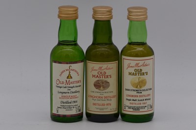Lot 28 - James MacArthur's - Longmorn 1964, 1967, and 1976