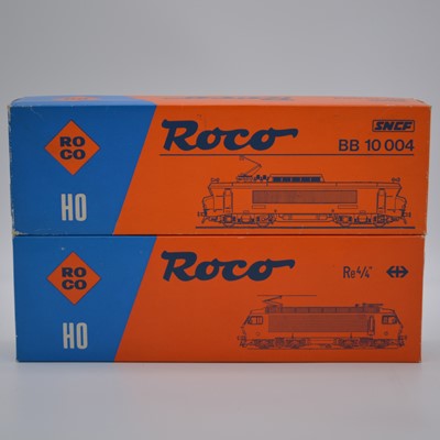 Lot 24 - Two Roco HO gauge model railway diesel locomotives
