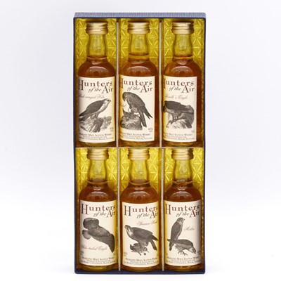 Lot 71 - The Whisky Connoisseur - Hunters of the Air, a complete set of six miniature whiskies