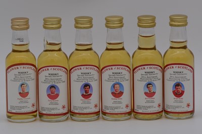 Lot 63 - Flower of Scotland - Manchester United related whisky miniatures