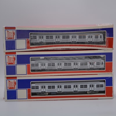Lot 56 - Jouef HO gauge model railways, SNCF rail pilot, 3-car, including ref 8701, 5498, 5499