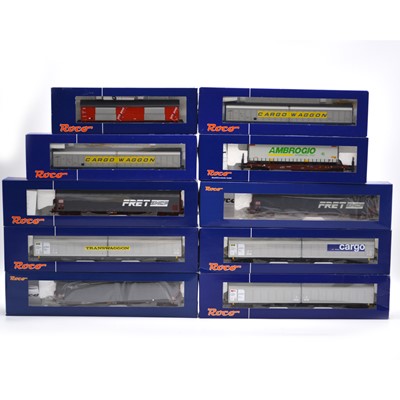 Lot 98 - Ten Roco HO model railway wagons