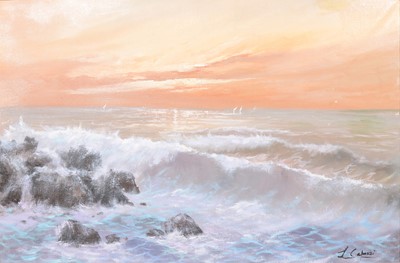 Lot 218 - L Capozzi, Seascape