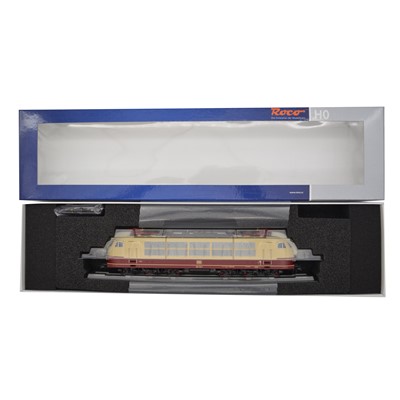 Lot 176 - Roco HO gauge model railway diesel locomotive ref 72313 DB 103 113-7, boxed.