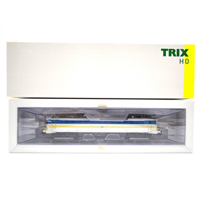 Lot 201 - Trix HO gauge model railway electric locomotive, ref 22575 series 18 SNCB/NMBS, boxed.