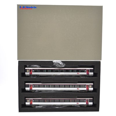 Lot 216 - LS Models Exclusive HO passenger coach set, ref 40314 SNCF A10rtu and B11tu