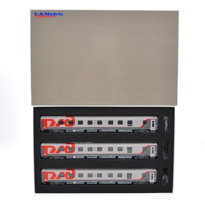 Lot 220 - LS Models Exclusive HO passenger coach set, ref 48110 PIO set 1 Moscou Nice WLABmz