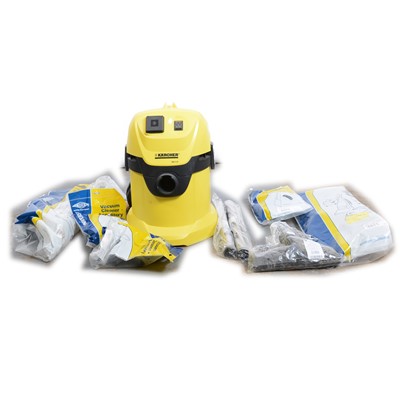 Lot 219 - Karcher vacuum with universal accessories.